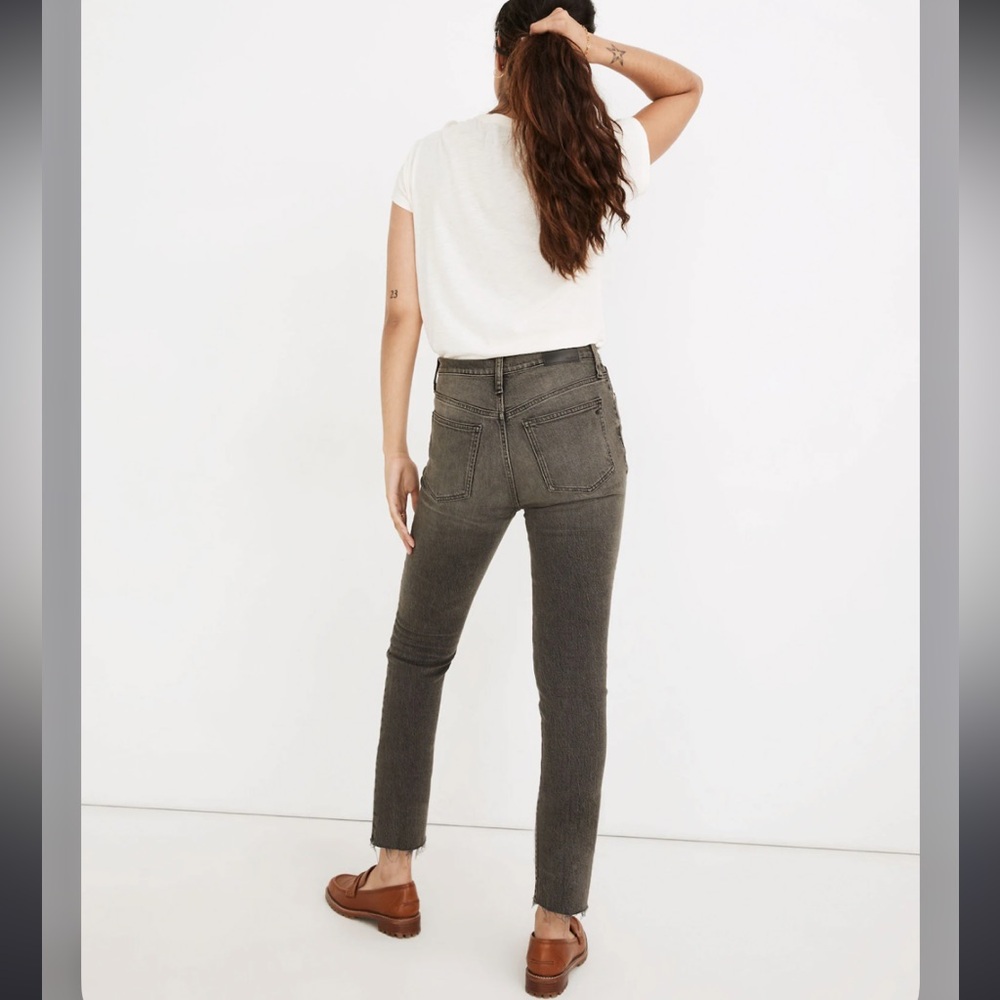 New Madewell High Rise Slim Crop Boy‎ Jean 28 Tall cons
